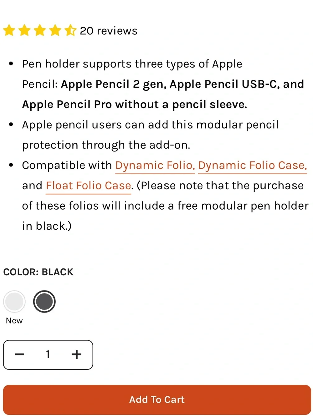 Moft Apple Pencil Holder